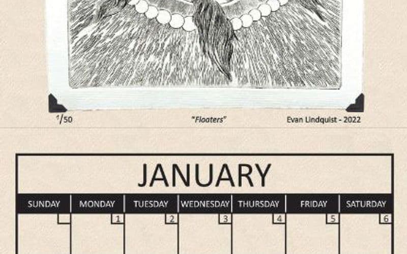 Department of Art + Design Offers Limited-Edition Calendar Featuring Local Works