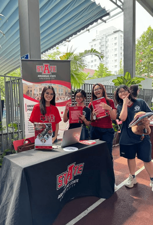 A-State at the International School of North American – Saigon South (SNA) Fair