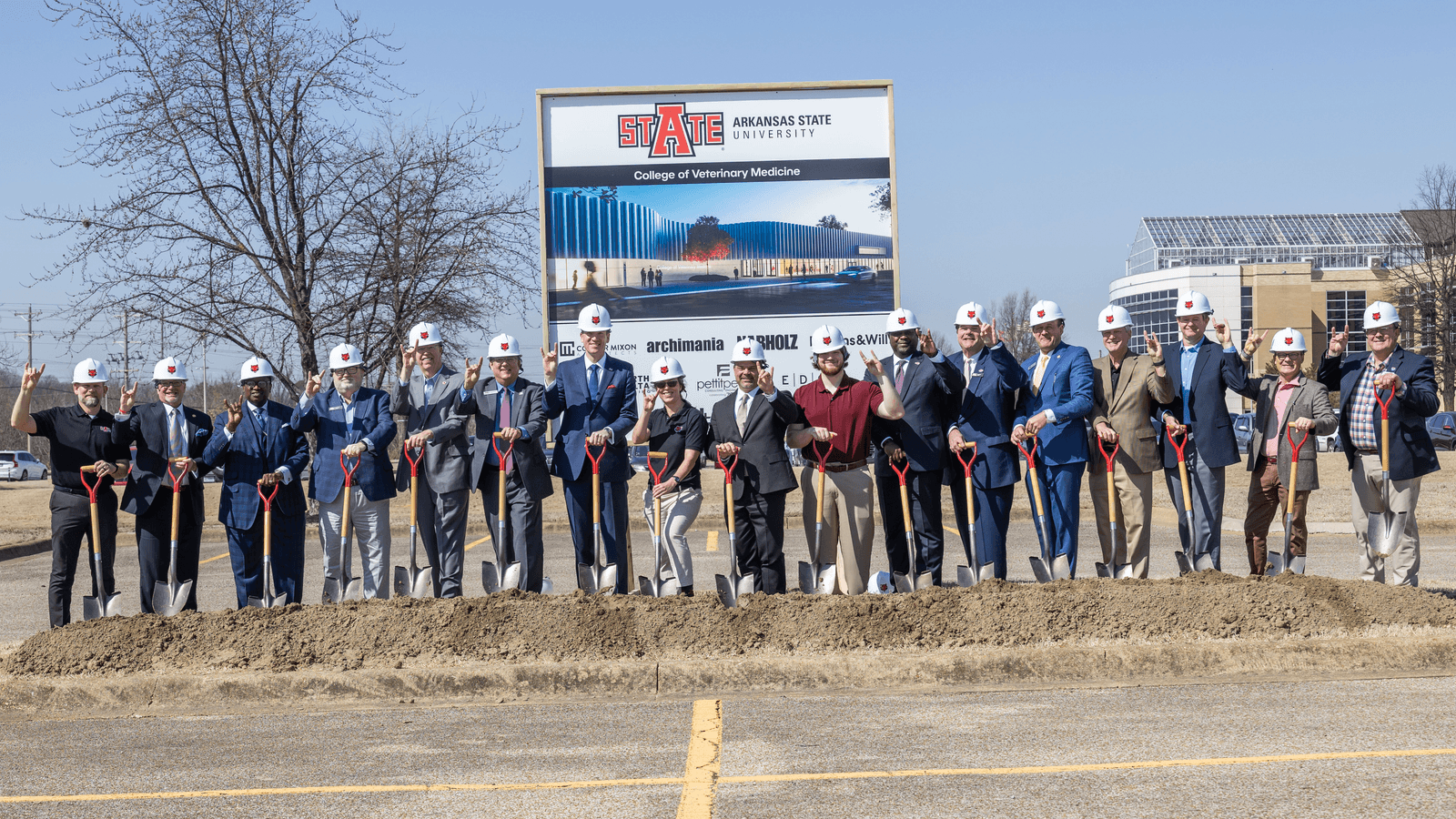 Groundbreaking Ceremony for Arkansas's First Public College of Veterinary Medicine