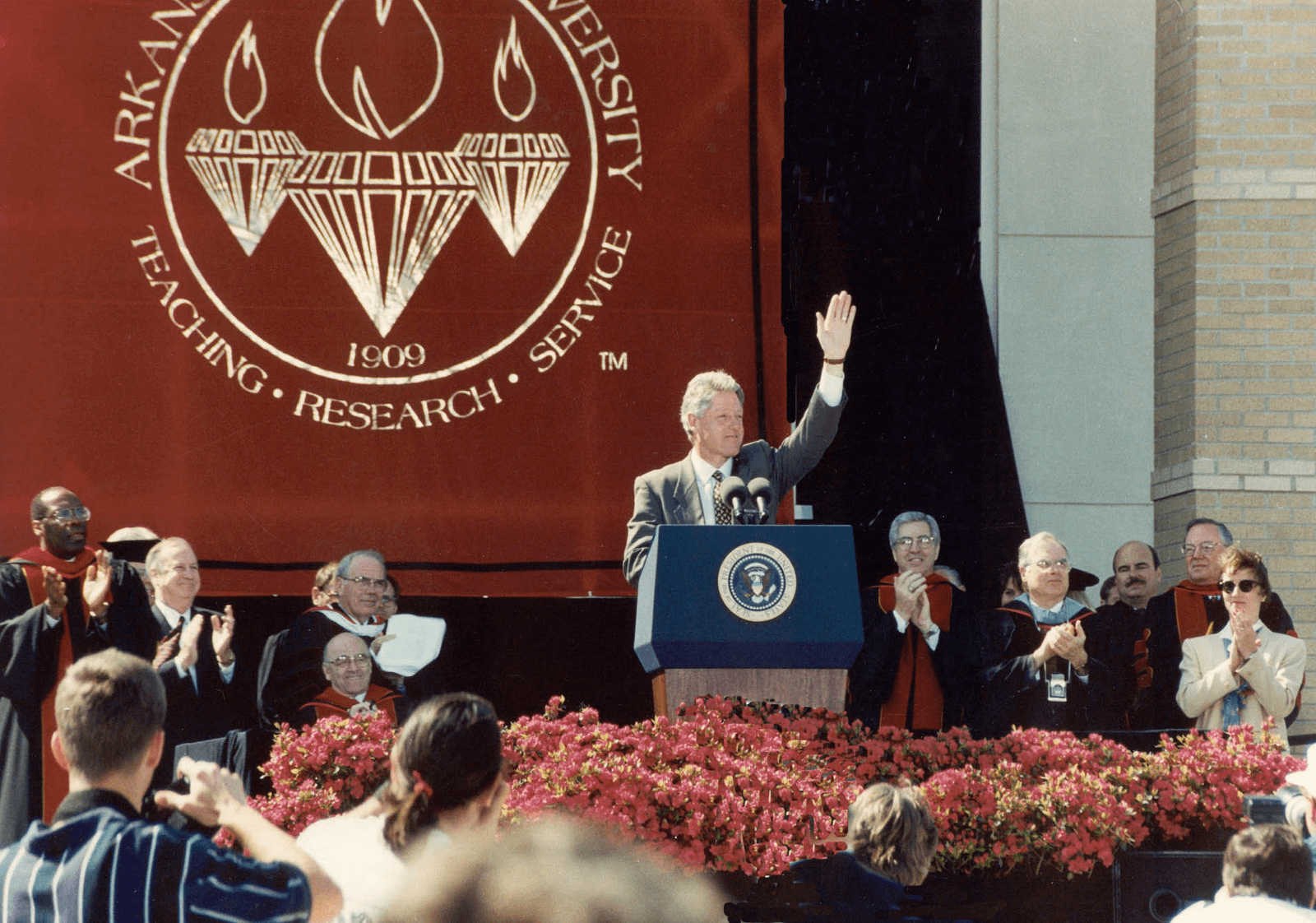 President Bill Clinton and A-State