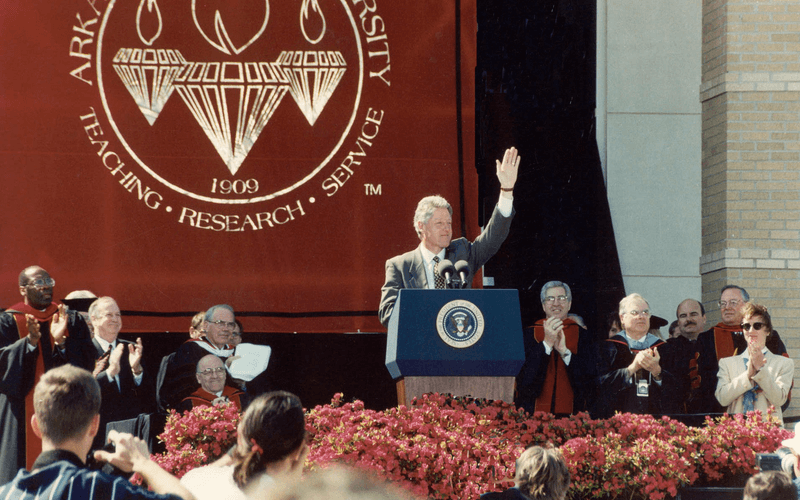 President Bill Clinton and A-State