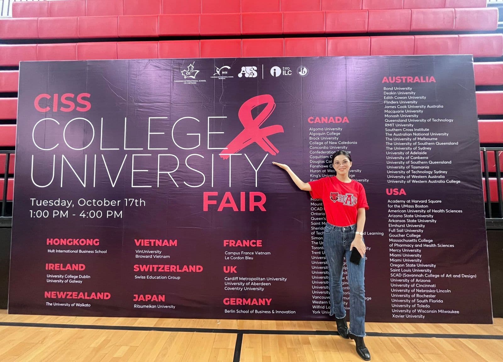 A-State Participates in the CISS Study Abroad Fair at The Canadian International School Vietnam