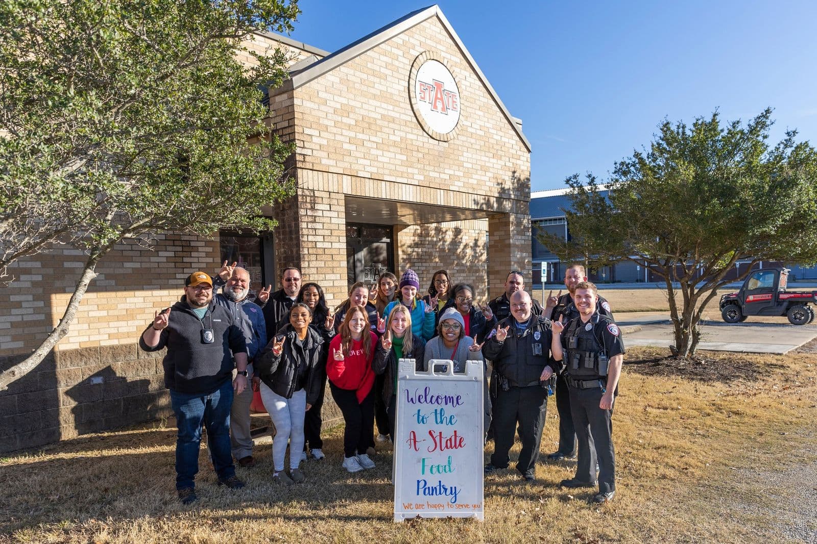 University Police Department Donates $1,500 to A-State Food Pantry