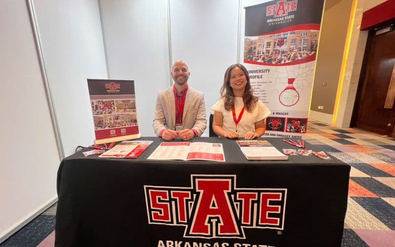Arkansas State University (A-State) Meets Vietnamese Students at the Vietnam Education Fair 2025