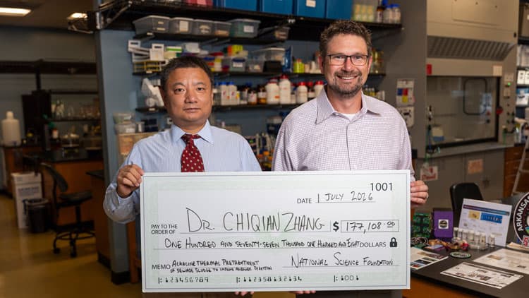 Dr. Chiqian Zhang, assistant professor of civil engineering at Arkansas State University